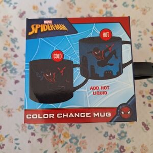 Marvel Spider-Man Color Change Mug - Black & Blue